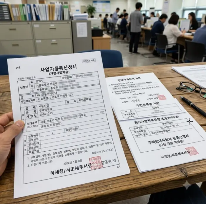 임대사업자-사업자등록증-발급시-필요서류